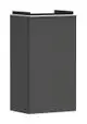 Hansgrohe-HG-Xelu-Q-Waschtischunterschrank-Diamantgrau-Matt-340-245-fuer-Handwaschbecken-Tueranschlag-rechts-Mattweiss-54016700 gallery number 1